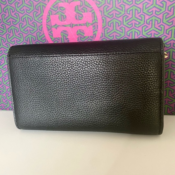 🚫SOLD🚫🛍NEW🛍Tory Burch Thea Flat Wallet Crossbody Bag/shoulder bag/leather - Picture 11 of 15